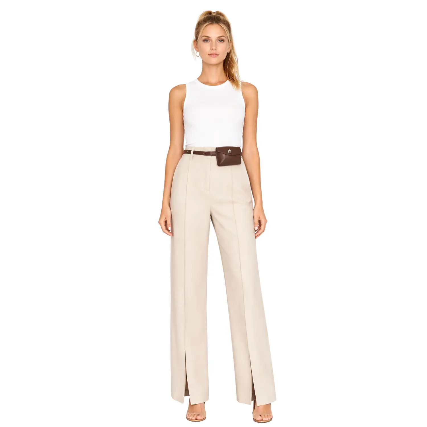 Sahara Tailored Wide-Leg Pants