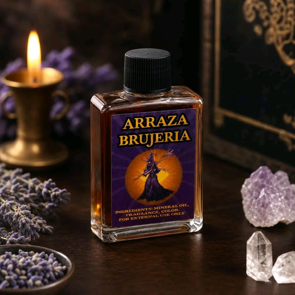 Arraza Witchcraft Spiritual Oil 2 oz | Spiritual Cleansing, Protection & Energy Defense Oil