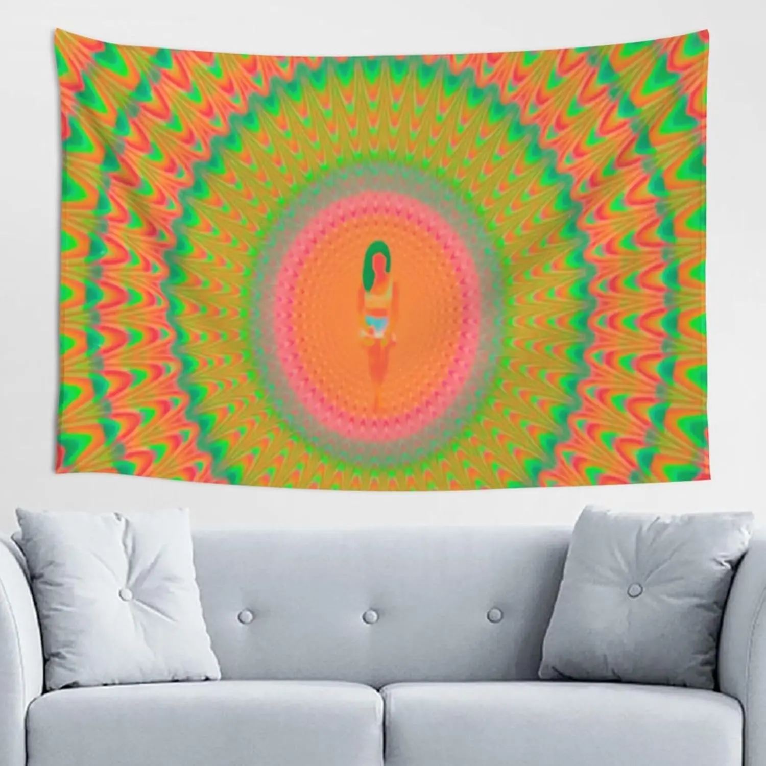 Jhene Aiko Singer Themed Light Cotton-Linen Tapestry - Decorative, Long-Lasting Home Decor for Bedrooms, Indoors & Outdoors with Animal-Inspired Accents, Room Art for Students (TikTok Shop Back to School), Animals