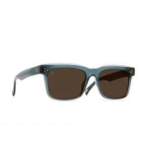 RAEN Breven Absinthe Vibrant Brown Polarized-55 Modern Classic Sunglasses with Bold Square Shape & "Shape-in-Shape" Concept