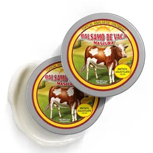 Balsamo De Vaca Mascura Smooth Pain Relief Cream with Methyl Salicylate, OTC Healthcare Treatment for Muscle & Joint Discomfort
