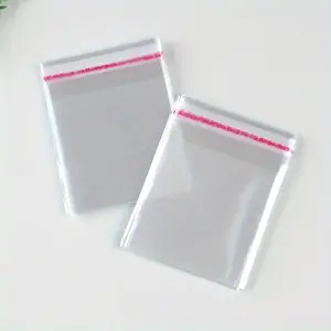 100pcs Transparent Opp Bags, Simple High-End Gift Wrapping, Perfect for Gifts, Advanced Packaging, Opp Gift Bag, Clear Bags