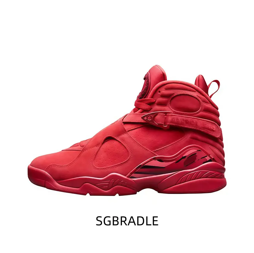 These bold all-red high-top sneakers are a statement piece you need in your rotation. Featuring a chunky retro sole and secure velcro strap, they offer both comfort and a head-turning look for any streetwear outfit.