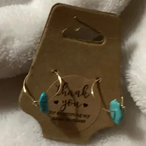 Handmade genuine Crystal small hoop earrings