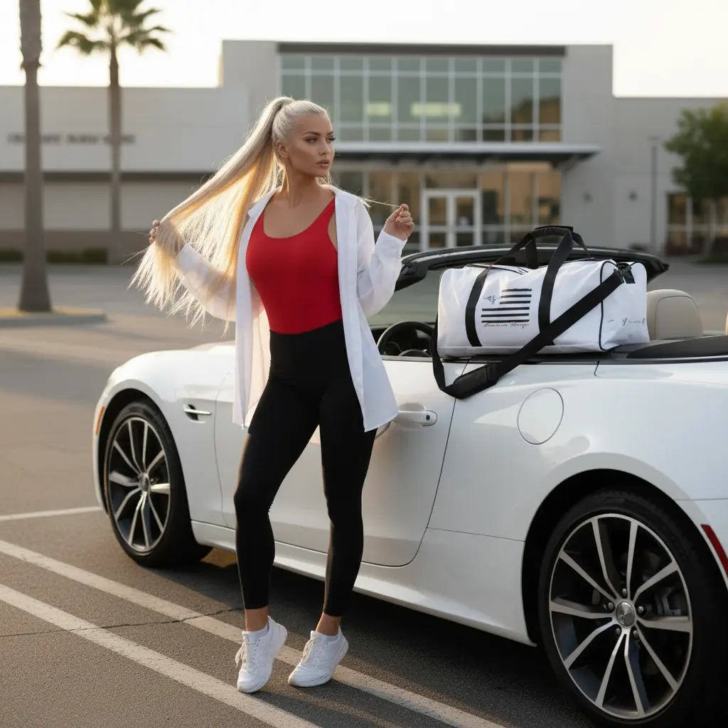 American Savage Premium Duffle Bag – Rugged Travel Gear for Creators & Athletes
