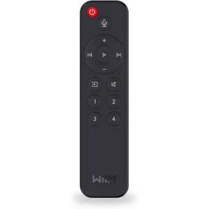 WiiM Voice Remote for WiiM Mini and Pro Audio Streamer, Push-to-Talk, 4 Music Preset Buttons