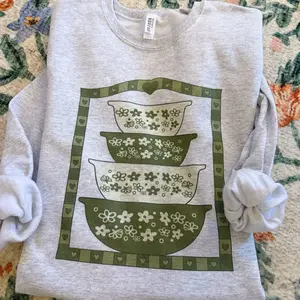Vintage Pyrex Sweatshirt GREEN