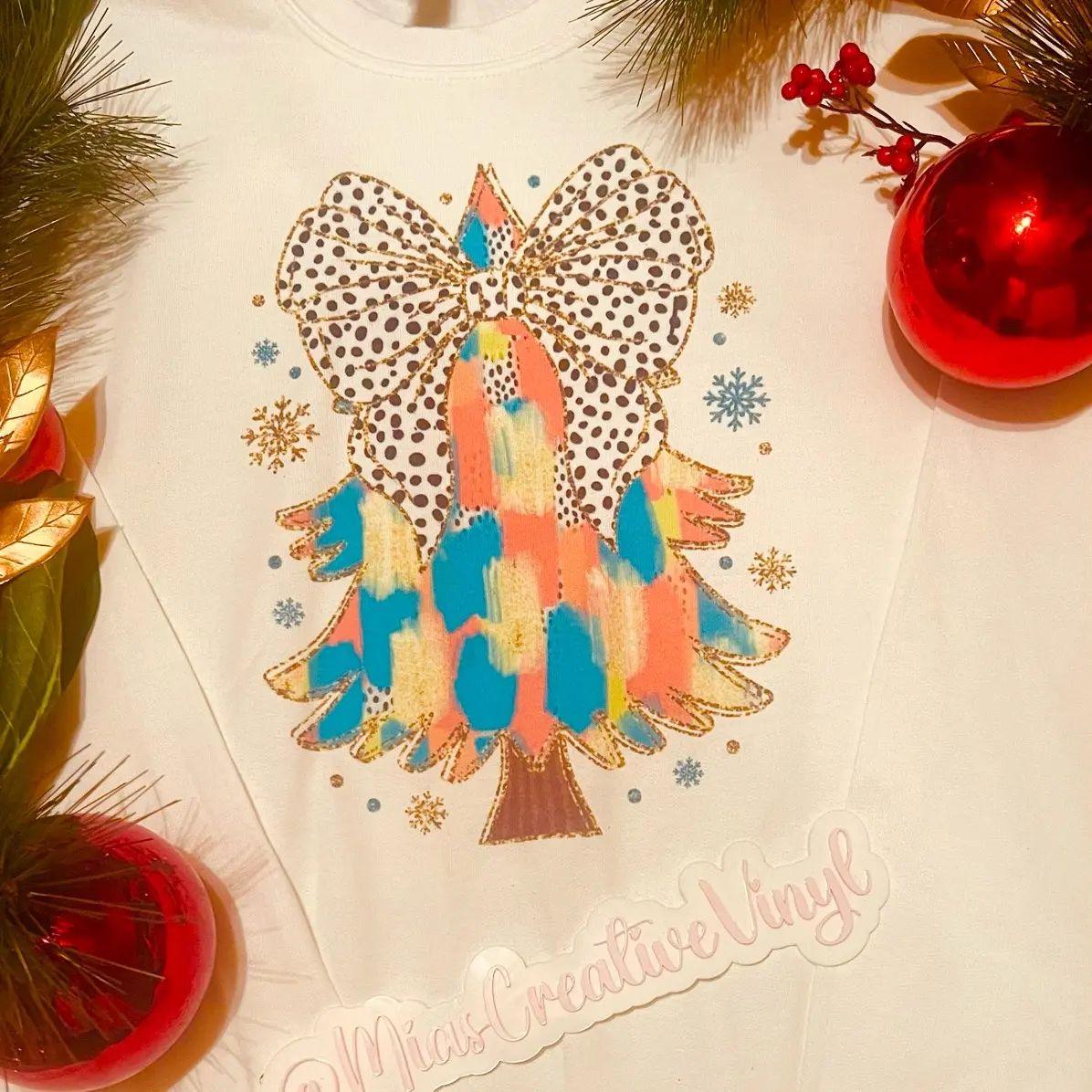 holiday Christmas tree sweatshirt