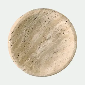 Travertine Round Tray