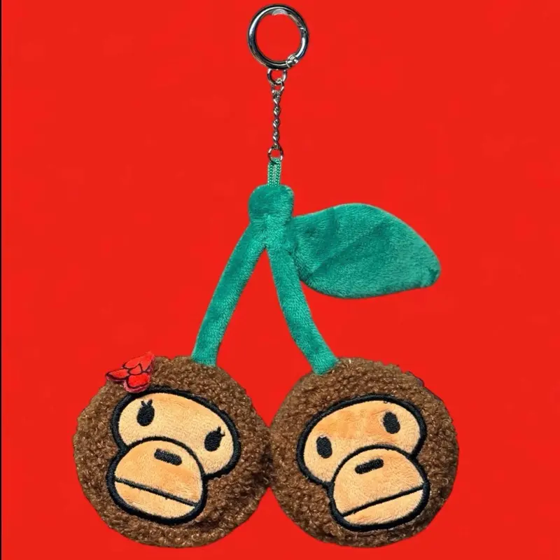 monkey cherries Keychain