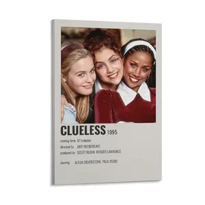 Clueless Poster (20) Canvas Poster Bedroom Decor Sports Landscape Office Room Decor Gift Frames Ornaments Wall Decoration Artistic Photo