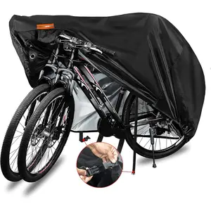 Cover for 1, 2 or 3 Bikes  Bicycle Cover Outdoor  Storage Covers XL XXL 420D Heavy Duty Rain Sun UV Wind Proof for Mountain Road Electric  etc