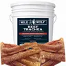 10-12” Beef Trachea Bucket (4 lbs) 100% Natural Dog Chew Treats - Single-Ingredient Training Treats