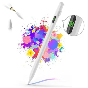 Stylus Pen for Touch Screen, Active Universal Stylus Pen Compatible with iPad/iPhone/Samsung and Other iOS/Android Smartphone and Tablet Devices Tablet Pen with LED Display