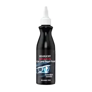Car Headlight Restoration Cream Kit, No-Sanding Scratch Remover Liquid, Anti-Yellowing Headlight Cleaner & Ceramic Coating Tool Set