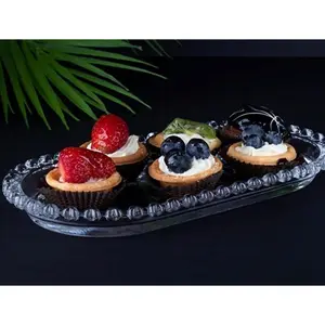 Mini Serving Plate Bubble Design for desserts