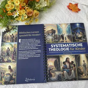 (German version)Notebook Kids’ Christian Systematic Theology Workbook - Bible Story-Based Faith Guide for Family & Sunday School, Office Stationery Supplies