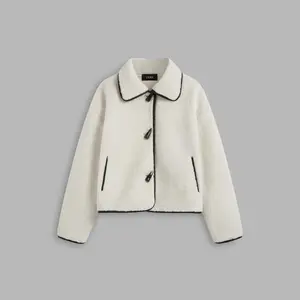 Cider [size 2-10] Flannel Collared Duffle Jacket