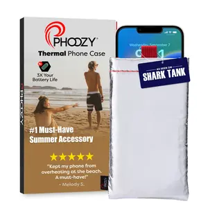 PHOOZY Thermal Phone Case - Apollo Series: Cell Phone Pouch Prevents Overheating from Sun Exposure, Extends Battery Life, Provides Drop Protection and Floats in Water