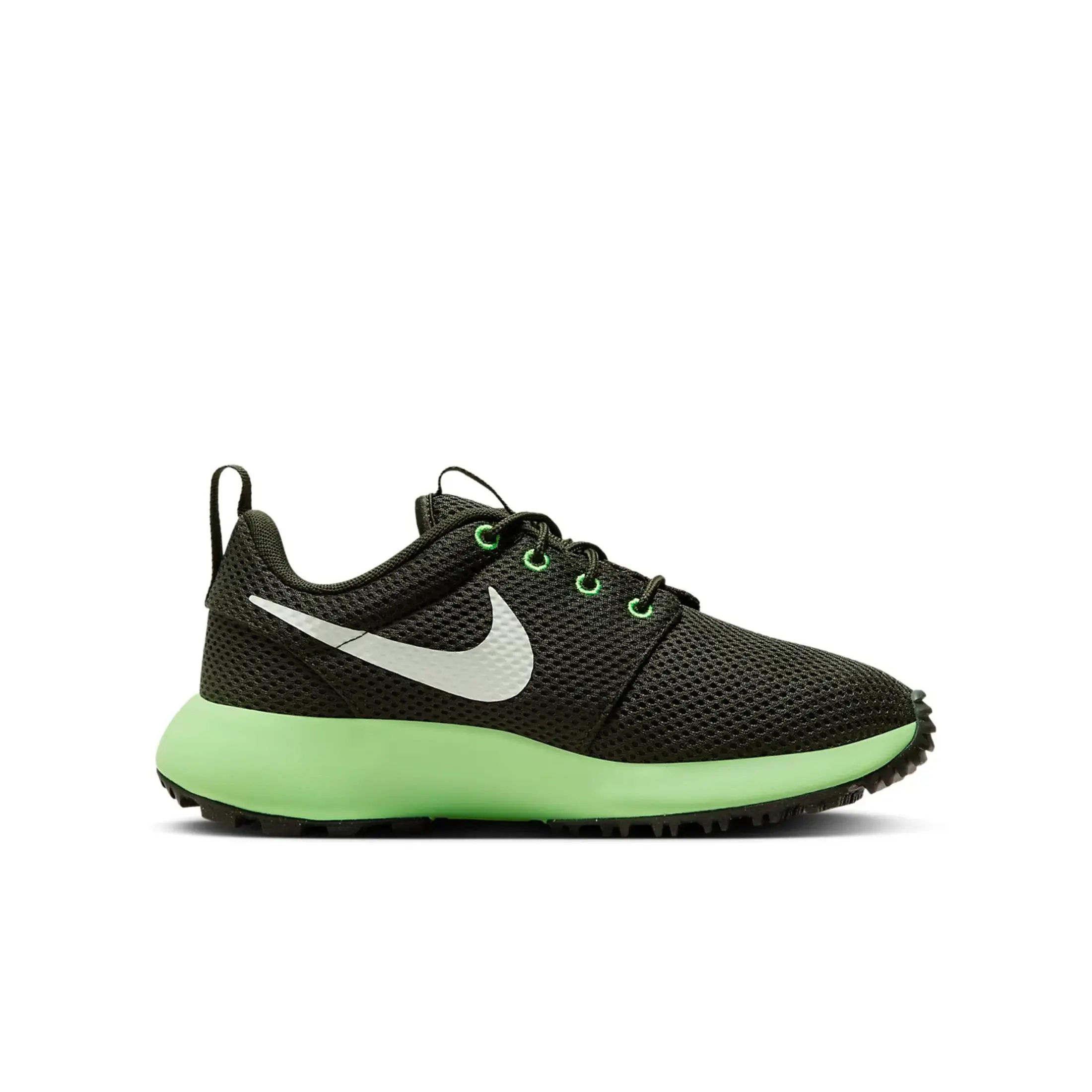 Nike Roshe Golf Sequoia Lime Blast Youth Fashion Shoes New