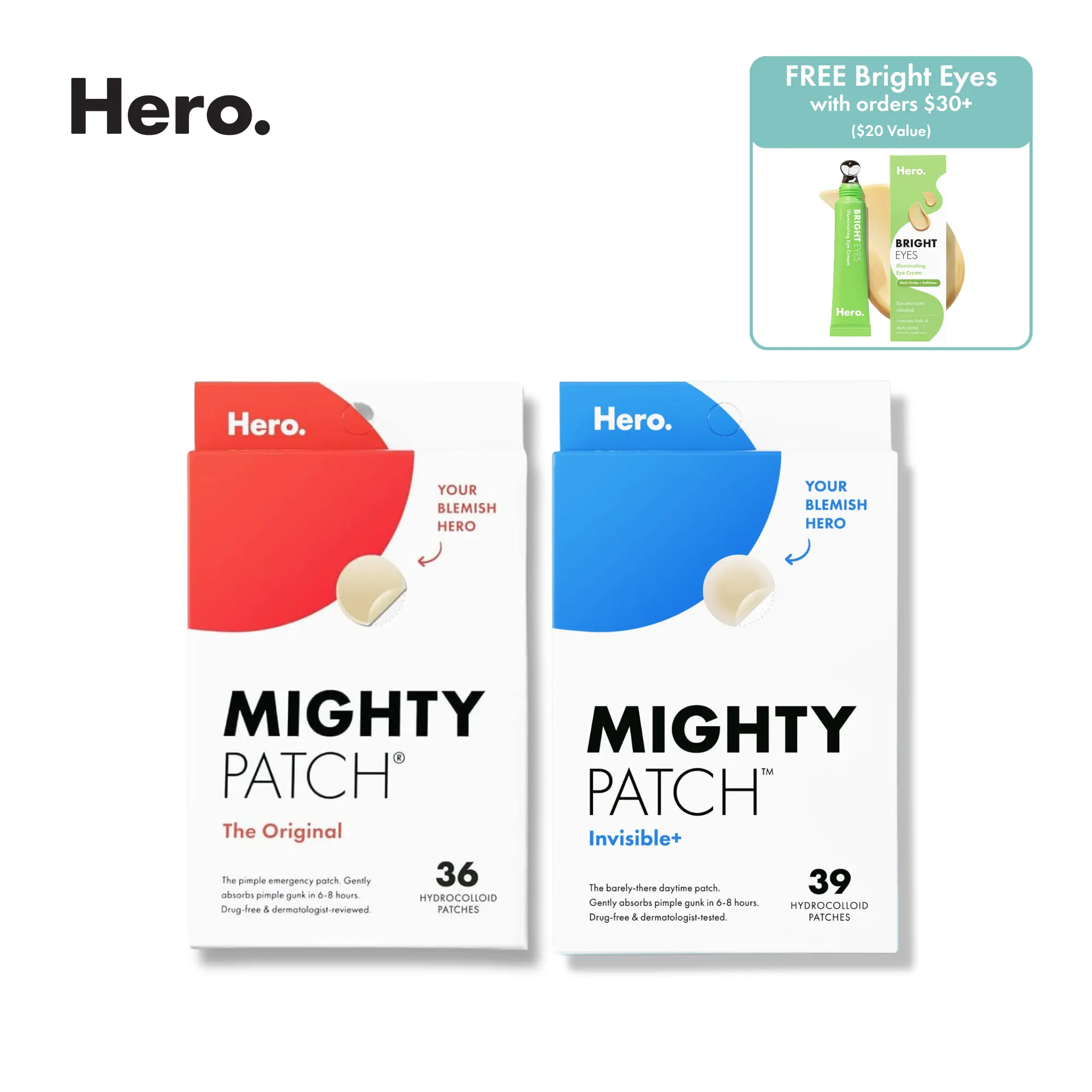 Hero Mighty Patch Original + Mighty Patch Invisible+
