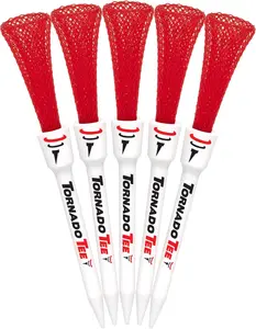 Tornado Tee Red High Performance 3.25" Golf Tee