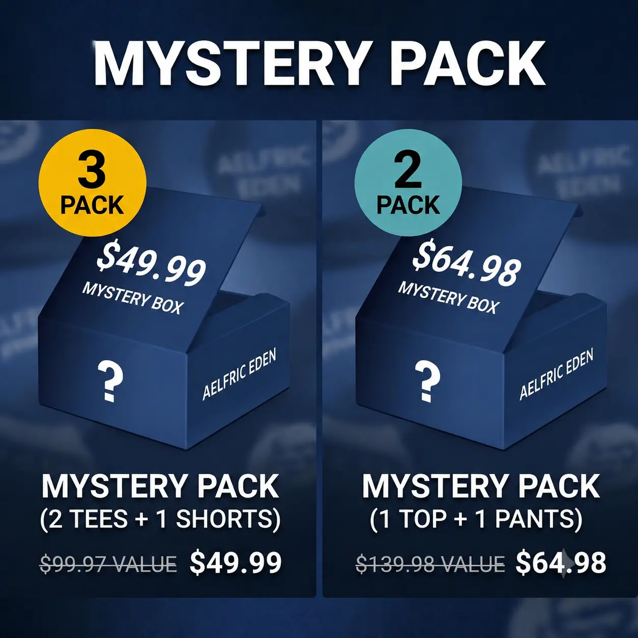 Aelfric Eden Men's Pants Mystery Box - Low Price, Instagram Influencers Favorite, Randomly Packed for Surprise Adventure