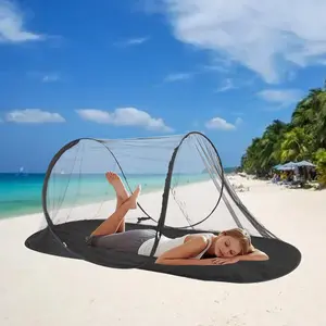 Portable Mosquito Net, Pop Up Mosquito Net Tent, Easy to Set up, Outdoor Bug Net, No Installation for Camping & Travel&Cycling, Mosquito Proof Net