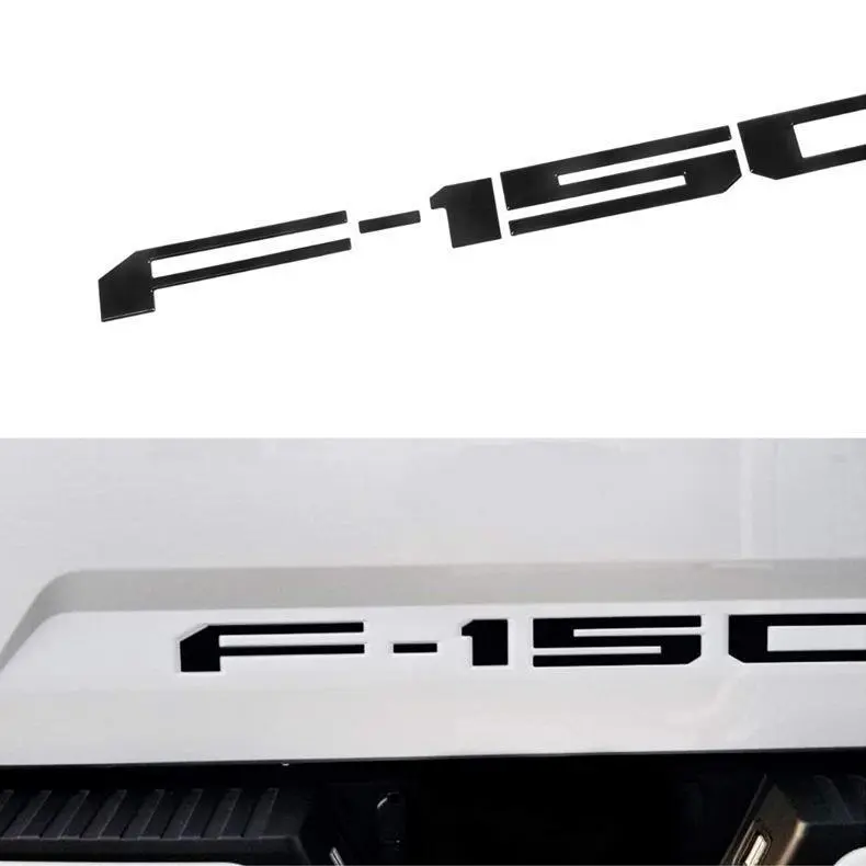 3D Tailgate Emblem Badge for Ford F-150 2018-2020, Self-Adhesive Weatherproof ABS Plastic Car Exterior Trunk Accessory