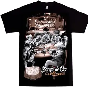 Chalino Music Sanchez Mens Shirts Graphic Cotton Short Sleeve Vintage Summer Casual T Shirt, Fashion Cotton, Full Colors, Full Sizes, For Men, For Women