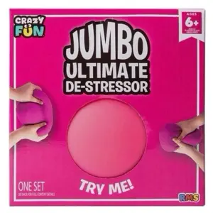 VIRAL Squishy Crazy Fun PINK Jumbo Ultimate De-Stressor 5.5” Squishy RMS USA