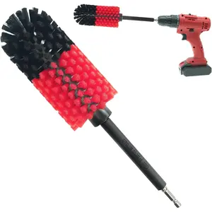 Wheel Brush, Soft Drill Wheel Cleaner Brush, Drill Brush for  Wheel, No  Highly Dense and Durable  Wheel Brush Rim Tire  Cleaning Brush for Wheels, Rims, Engines, Exhaust