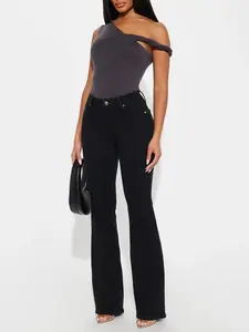 As You Are Low Rise Bootcut Jeans - Black