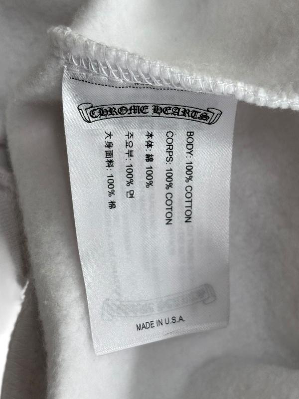 Chrome Hearts Miami Horseshoes Hoodie White