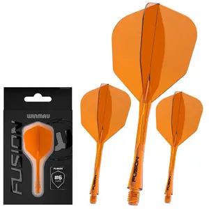 Winmau Fusion Integrated Orange Flight & Shaft