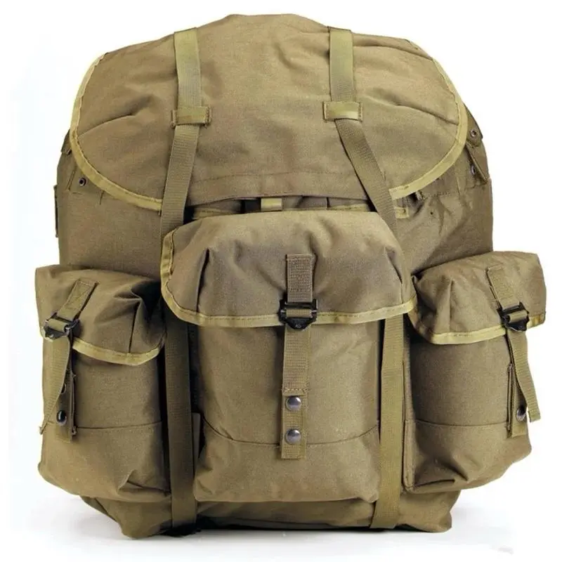 ROTHCO Enhanced Alice Pack with Frame, G.I. Type 1000D Nylon Rucksack in Olive Drab with Padded Extra-Wide Straps for Hiking & Camping