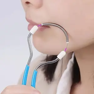 Facial Epilator for Women, Remove Unwanted Hair on Upper Lip, Chin, Face, Portable Handheld Spring Roller Epilator for Smooth Sk, Beauty Equipment