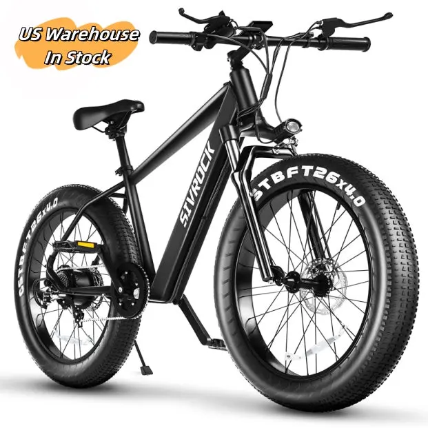 Fat Tire Electric Mountain Bike | 26" x 4" | 1000W 48V | UL Certified | Cree8 Peace