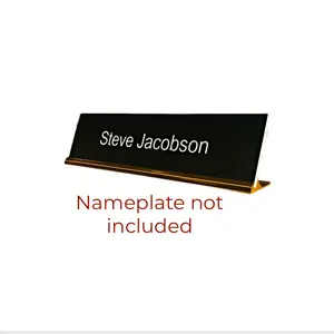 Desk Nameplate Holder for Teachers, Office , Workplace, Cubicle, students, professors, professionals