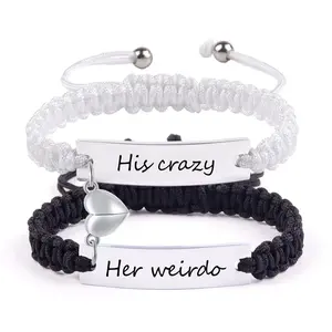 Matching Couples Bracelets for Women Men Long Distance Bracelets for Couples His Hers Bracelets Relationship Bracelets Anniversary Christmas Birthday Gifts permanent hand chain