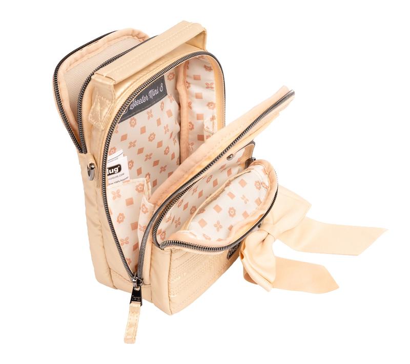 Lug Love Classic Crossbody w/ Bow-Skeeter Mini Bridge