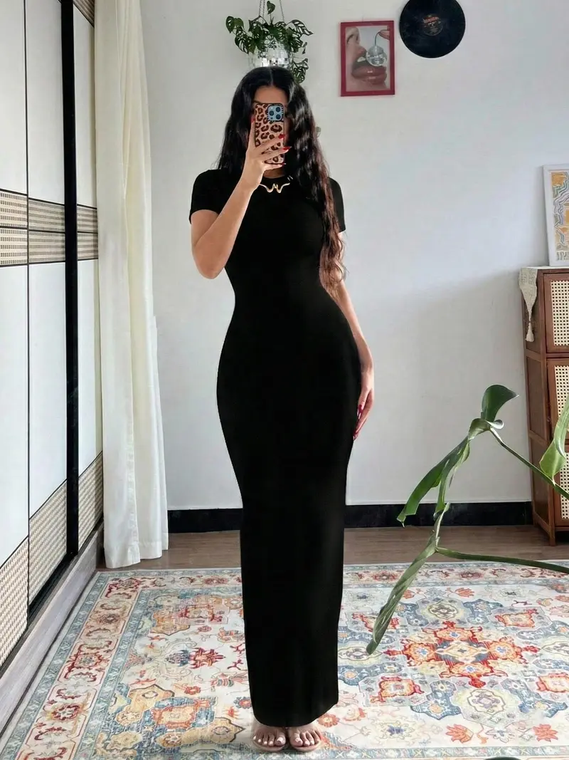 Black bodycon dress - TikTok Shop Black bodycon dress - TikTok Shop