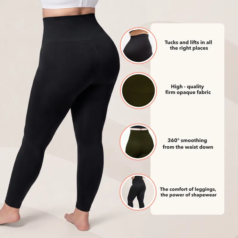 Shapermint High Waisted Leggings for Women Tummy Control, Medium Compression, Shaping Leggings, Non See-Through Yoga Pants, No-Roll Waistband, Workout & Everyday, S-4XL Shapermint High Waisted Leggings for Women Tummy Control, Medium Compression, Shaping Leggings, Non See-Through Yoga Pants, No-Roll Waistband, Workout & Everyday, S-4XL