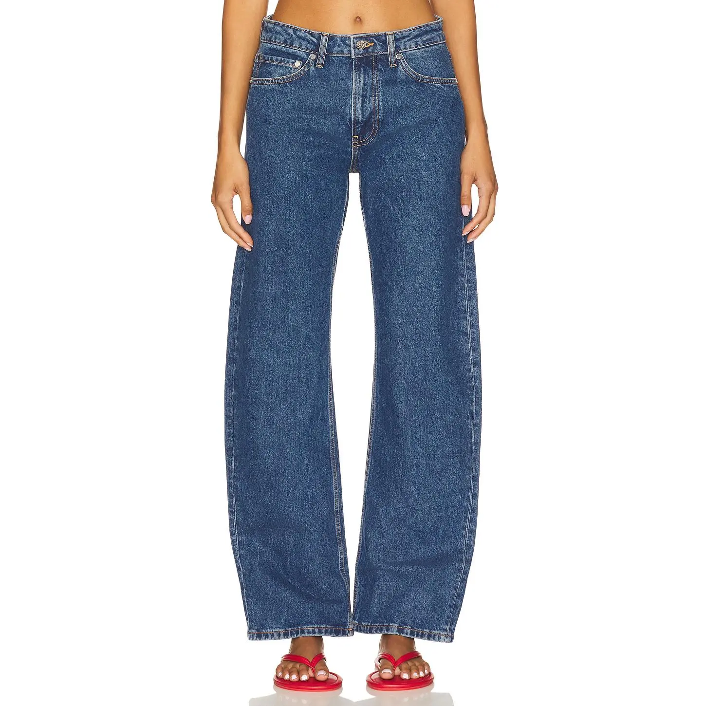 EB Denim Alida Loose Bowed Jean in Lenox