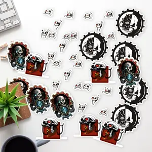 Stickers Pack 20 Pcs Warhammer Waterproof Vinyl Luggage 40k Aesthetic Colorful Car Adeptus Bumper Bike Mechanicus Guitar Water Laptop Bottle Skateboard