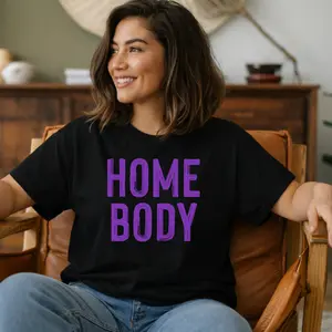 Home Body Introvert Purple T-Shirt