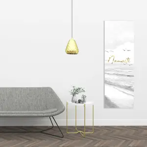 Begin Home Decor C1RC16483RWALK 16 x 48 in. Namaste - Inspirational Spiritual Canvas for Home Decor