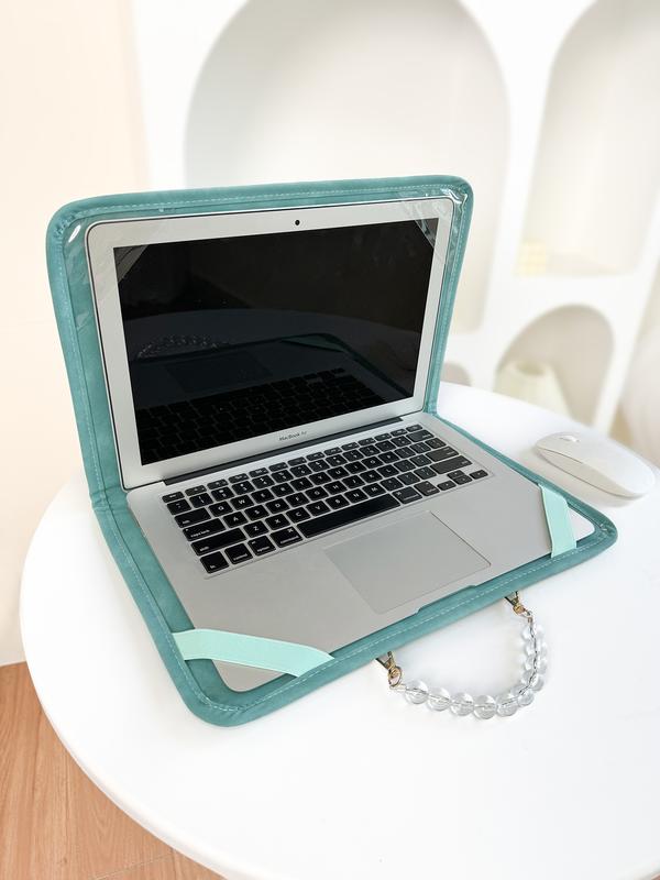 Cute Blue Commuter Laptop Bag, Laptop Sleeve, High-End Feel Notebook Protector Case, Stylish Handheld Computer Cover, Perfect for Daily Use