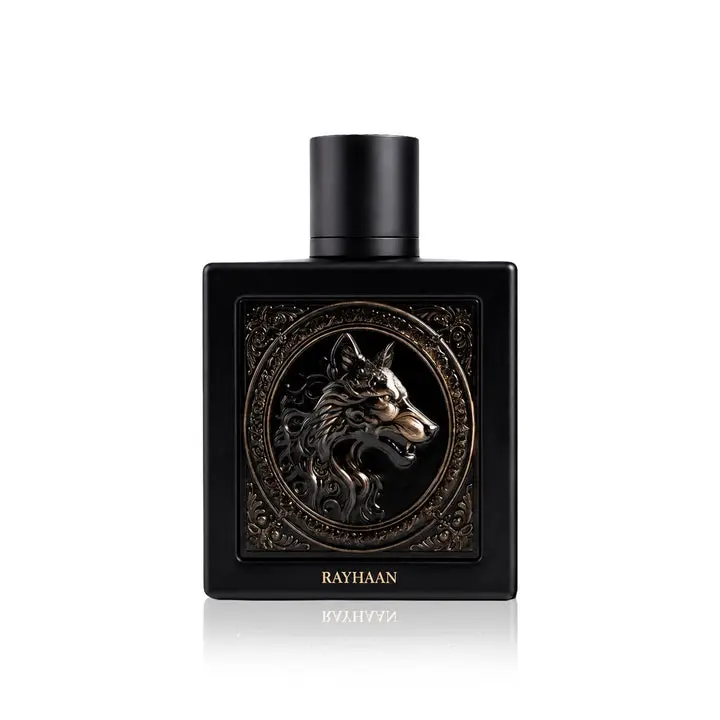 RAYHAAN Wolf Eau de Parfum for Men, Sweet & Spicy Amber Woody Fragrance with Cardamom and Gourmand Toffee, Aromatic Scent, 100ml, Affordable Fragrances, Aromatic Unisex Fragrance