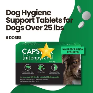 Dog Hygiene Support Tablets for Dogs Over 25 lbs, Easy Oral Pet Care Solution for Coat Comfort and Daily Grooming Routine, Multi Tablet Pack